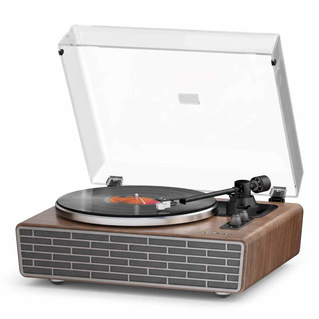 Platine vinyle Paléo – Noyer