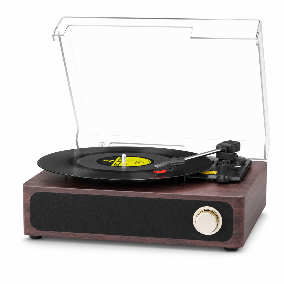 Platine vinyle Saphir finition noyer