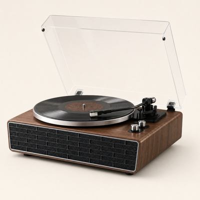 Platine vinyle Paléo – Noyer